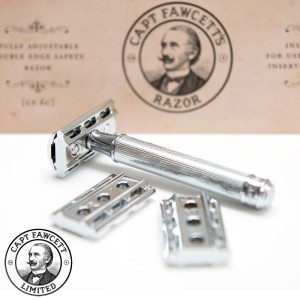 Fully Adjustable Double Edged Razor Rockwell (CF.6C), Captain Fawcett